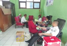 MTSN 3 BOJONEGORO GELAR DONOR DARAH BERSAMA PMI BOJONEGORO