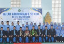 Haflah Akhirussanah ke-31 MTsN 3 Bojonegoro: “Merangkai Ilmu, Menguatkan Iman, Menggapai Masa Depan Gemilang”.